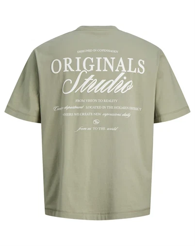 Jack & Jones Junior - JORNorrebro Typo T-shirt - Seagrass 